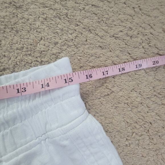 Athleta Womens 10 Cabo Linen Wide Leg Pull-On Pants White - Picture 4 of 10